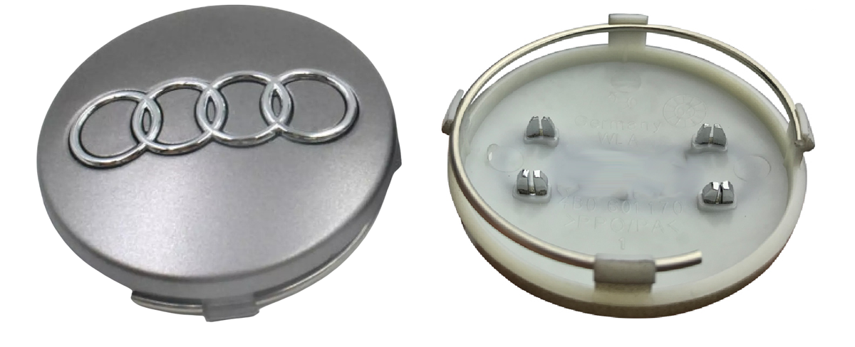 4 Coprimozzi Per Cerchi Audi Da 60 Mm / 55 Mm Con Nuovo Logo - Italia - Foto 14