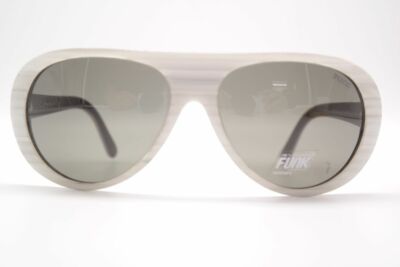 Funk White Smk 61[]15 Weiß oval Sonnenbrille sunglasses Neu