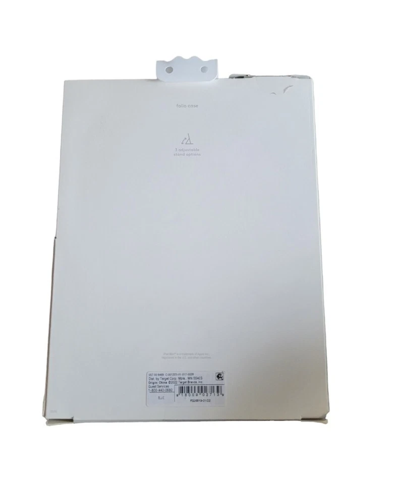 Heyday iPad Mini 1,2,3,4,5 Case Folio Stylus Holder Blue Target Cover  - Image 2 of 3