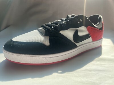 Nike SB Alleyoop Black Toe University Red Shoes Mens 9.5  display picture 1