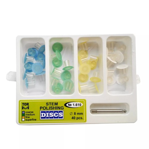 40/ Dental Composite Finishing Polierscheiben Schaftscheiben + Dorn Set 8 mm - Bild 5 von 14