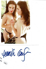 CORTE FIRMADO POR JENNIFER CNELLY + FOTO TOP GUN MAVERICK, COHETEER CERTIFICADO DE AUTENTICIDAD JSA