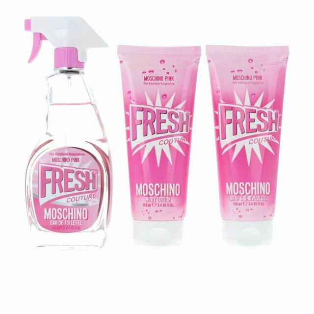 moschino fresh pink gift set