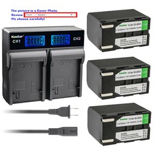 Kastar Battery LCD Rapid Charger for Samsung SB-LSM320 Samsung VP-D372 Camcorder
