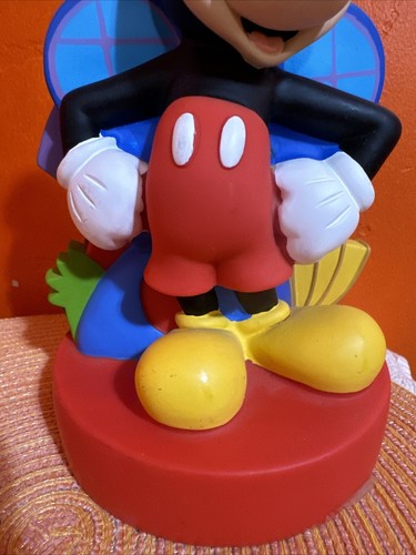 Vintage Mickey Mouse Piggy Bank Preowned - Picture 2 of 9