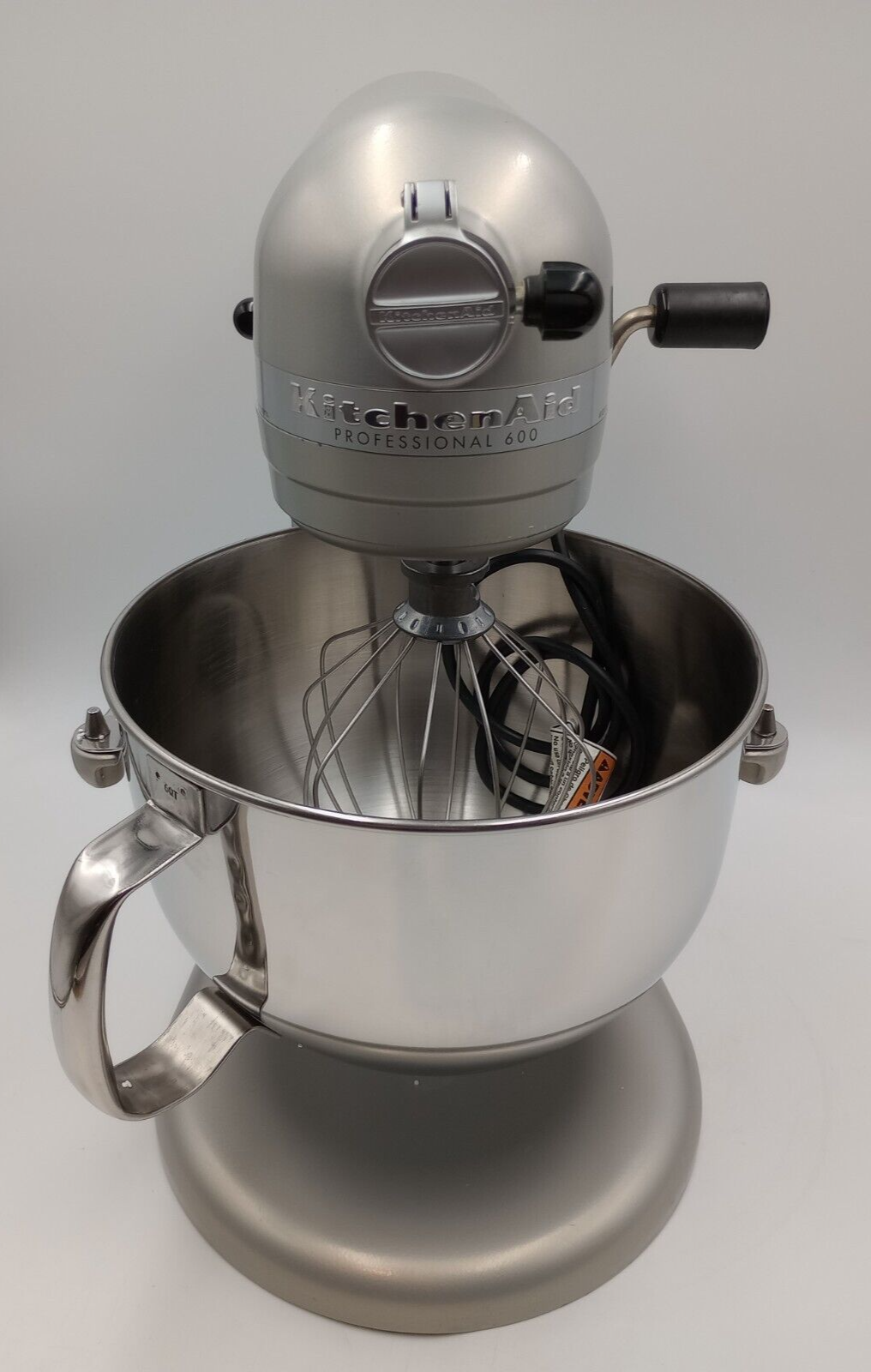 USED KitchenAid 6Quart Pro 600 BowlLift Stand Mixer Nickel Pearl