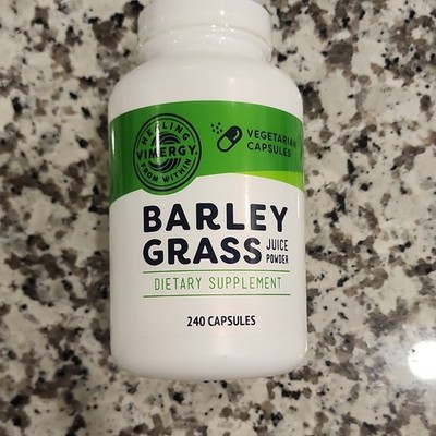 Vimergy Barley Grass Juice Powder 240 Vegetarian Capsules