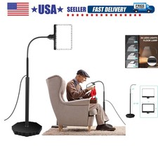 5X Floor Magnifying Glass with Light and Stand, 36 LED Dimmable Floor Magnify...