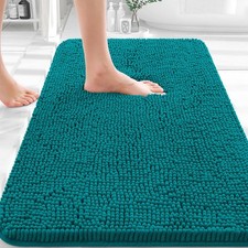 OLANLY Bathroom Rugs 32x20, Extra Soft Absorbent 32" X 20", Deep Lake