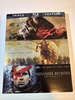 #ad 300 Troy Director#x27;s Cut Alexander Revisited: the Final Cut Blu ray 2004 $15.99