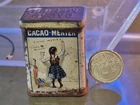 Antique small box cocoa sheet chocolate MENIER (5 centimeters) RARE
