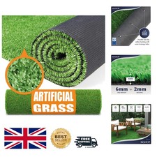 Eco-Friendly 6ft x 3ft Artificial Grass - Soft, Pet Safe & Low Maintenance