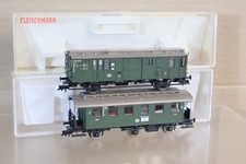 FLEISCHMANN 5060 K 5281 RAKE of 2 DB GREEN 2n...