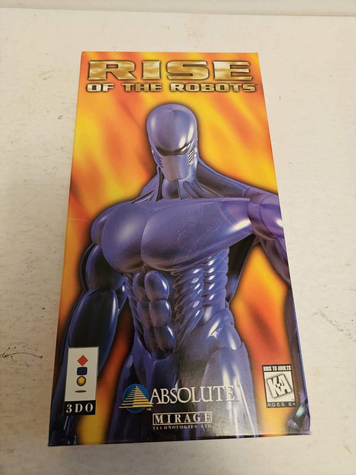 Rise of the Robots (Panasonic 3DO 3D0 1994) Rare Long Box Near Mint Condition 