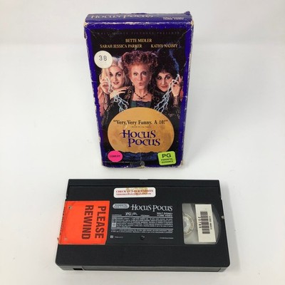 Hocus Pocus VHS 1994 Disney Video Tape Sarah Parker Halloween VTG Ex Rental