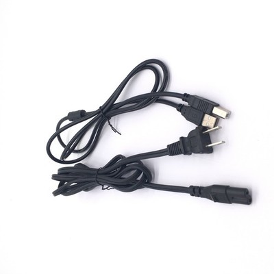 5feet USB Cable+Power Cord fits for    iP100 MP620 MX350 MX512 MP530 MX522 #vn