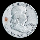 1953-S Franklin Silver Half Dollar