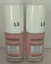 2x COVERGIRL Trublend Liquid Makeup - L3 Natural Ivory - Hydrating Foundation