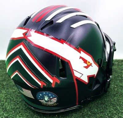 CUSTOM RIDDELL SPEED MINI FOOTBALL HELMET - TOP GUN 