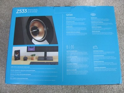 Logitech Z533 Multimedia Speaker System with Subwoofer - Black for
