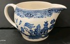 Johnson Brothers England Willow Blue Pattern Creamer Pagoda & Willow Tree Design — photo 3