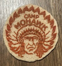 Vintage Camp Mohawk Felt Patch Bay Area Council Wihinipa Hinsa 113 Texas BSA