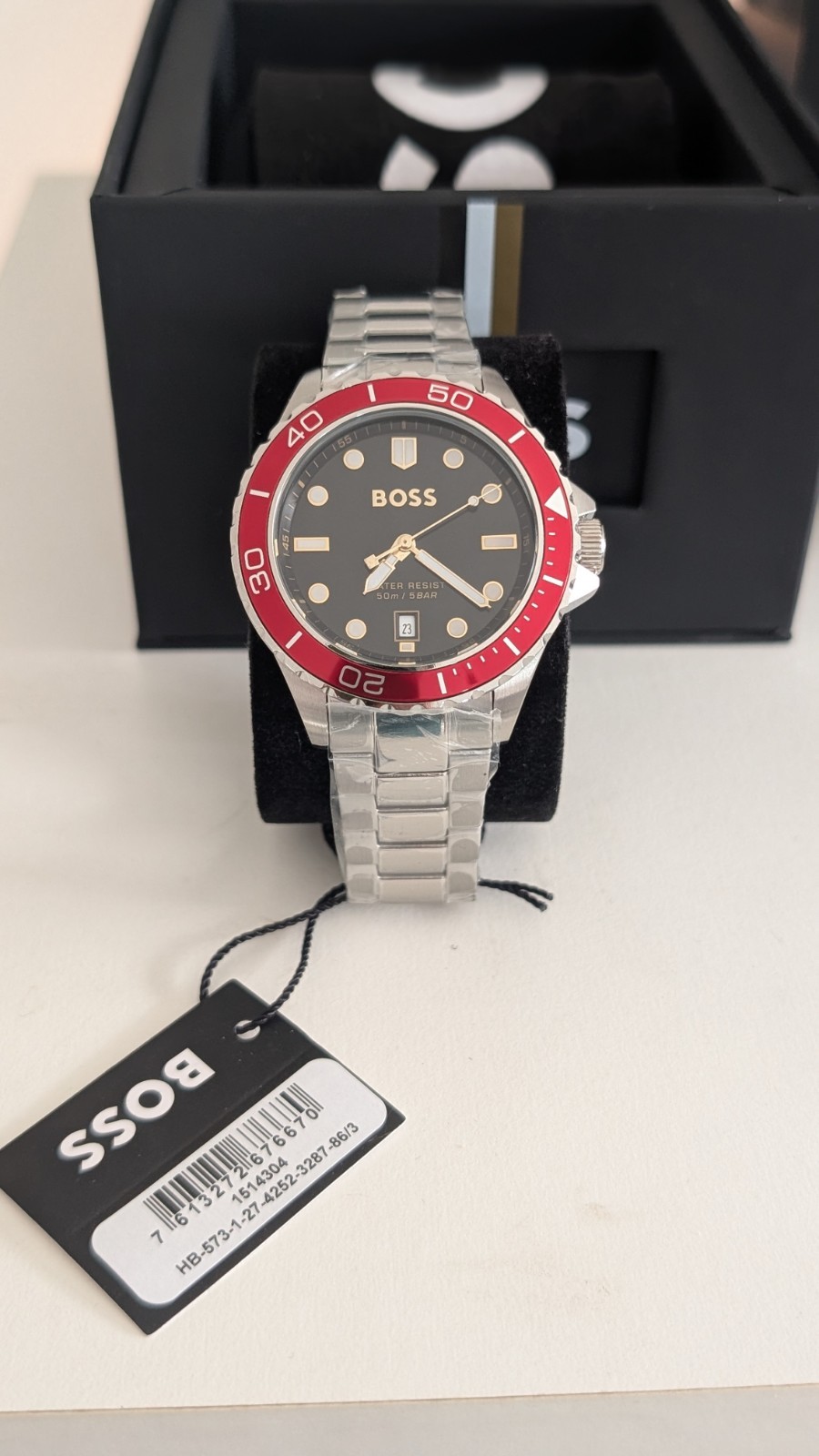 Boss Gents BOSS Troper Sport Bracelet Watch - Silver - Image 2