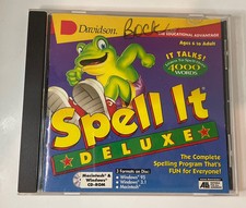 Spell It Deluxe Macintosh Windows 95 / 3.1 CD ROM Mac Windows Spelling Davidson