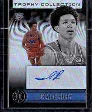 2020-21 Panini Illusions #TC-IRO Isaiah Roby Trophy Collection Signatures