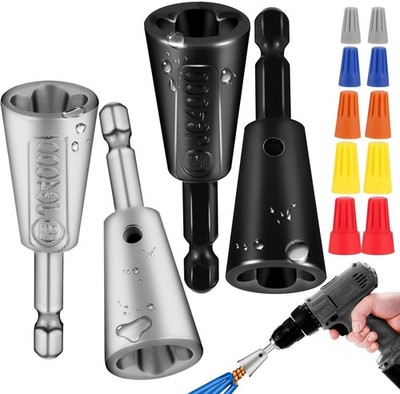 Wire Twister Tool for Drill 4 Pack Multifunctional Electrical Wire Twister Co...