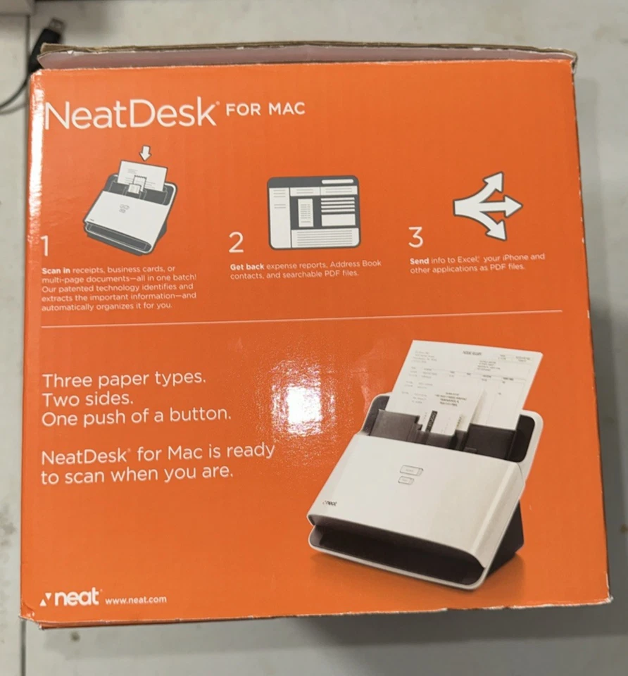 Neat Desk Desktop Scanner & Digital Filing System ND-1000 For Mac - Image 2 of 4