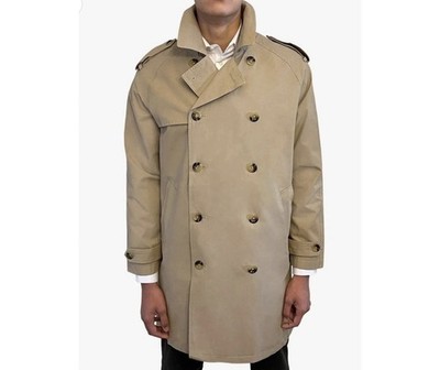London Fog Small Heritage Westwood Double Breasted Trench Coat Khaki 