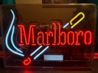 Vintage Marlboro Cigarettes Everbrite Neon Light Sign Store Display 1997