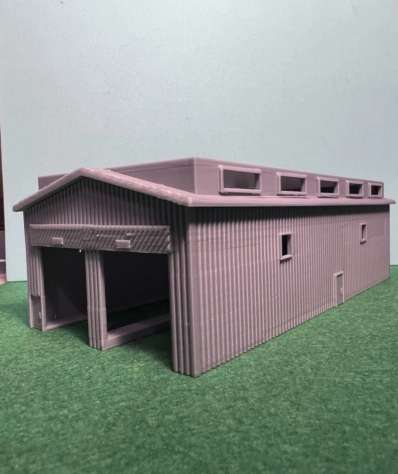 3DPTD N Gauge 1:148 double Engine Shed Locomotive Depot Building model railway