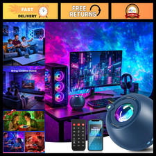 360 Galaxy Projector With Bluetooth Speaker White Noise - Gaming Room Decor 360 Galaxy Projector With Bluetooth Speaker White Noise - Gaming Room Decor