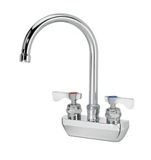 Krowne 14401L Royal Series Wall Mount Faucet w/ 6 in Swivel Gooseneck