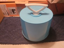 VINTAGE 1970's DISK-GO CASE 45 RECORD HOLDER BLUE  40 45s Pop Music 60-70s  2