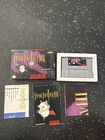 Super Nintendo SNES Final Fantasy III 3 CIB Complete Box Map Poster Good Cond