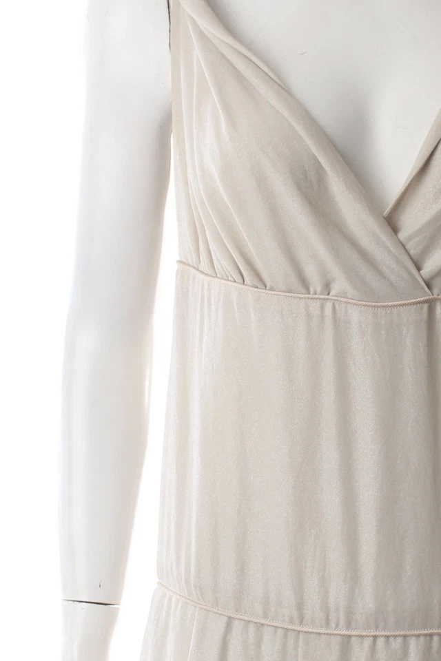 Robe à bretelles Dames Robe T EU 38 doré-beige clair pailleté - Photo 3/4