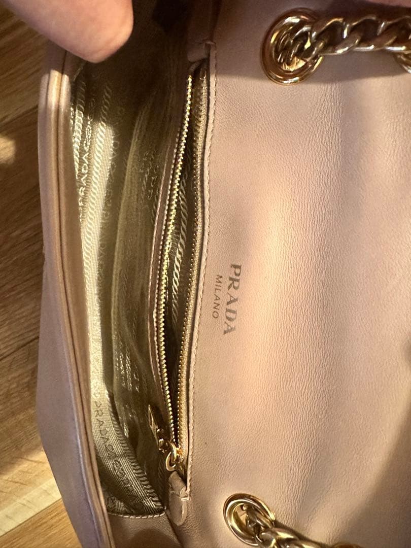 PRADA Shoulder Bag Beige From Japan — image 6