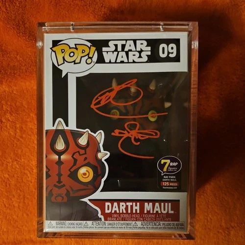 Funko Pop Star Wars Darth Maul #09 SIGNED by Ray Park Beckect Certified