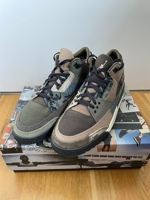 Air Jordan 3 Retro SE dark hazel 45.5 nike 11.5 10.5 patchwork multi