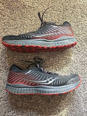 Saucony® Men's 10 M Guide 13 TR Trail Running Shoes in Black/Red