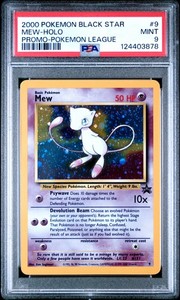 Mew #9 Black Star Promo Holo - 2000 Pokémon League