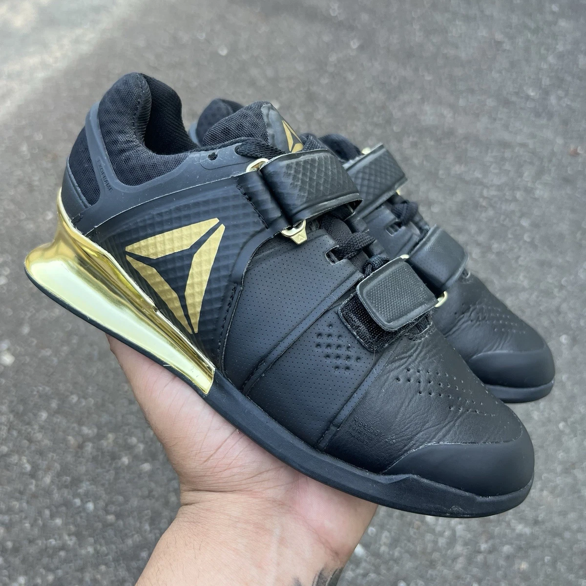 Reebok Legacy Lifter Black Gold for Sale | Authenticity Guaranteed