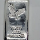10 OZ  .999 FINE SILVER BAR ,POURED