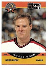 BRIAN PROPP 1990-91 PRO SET ALL STAR CARD NEAR MINT CONDITION