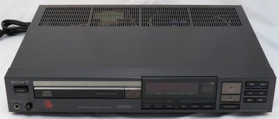Vintage Sony CDP-302 CD Player - 1985  - new tray drive belts installed - XLNT