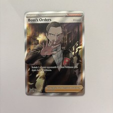 Pokemon Boss's Orders Rebel Clash Trainer Full Art Ultra Rare Holo Card 189/192  on eBay