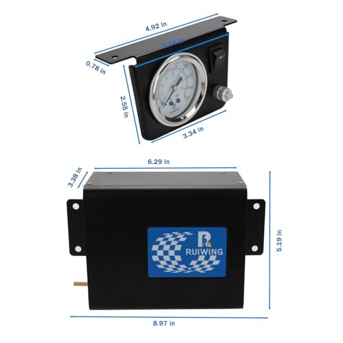 Air Bag Compressor Kit, On Board Air Compressor System with Air Ride 